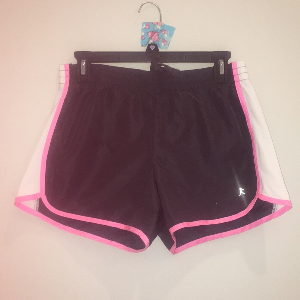 Black, White, and Pink Shorts🐼🌸